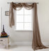 Celine Sheer Window Curtain Scarf 54 x 216 in.